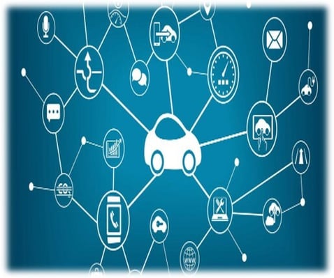 Vehicle Features blue